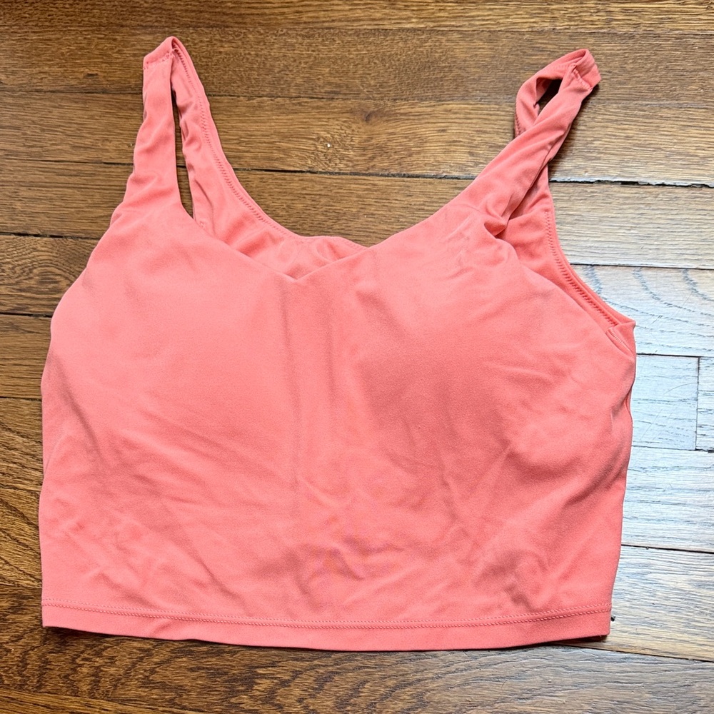 Coral Pink athletic tank